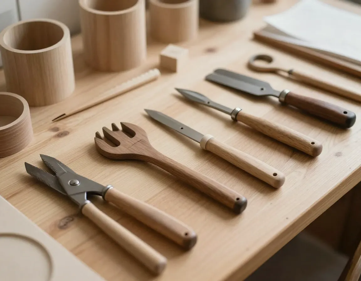 Creative workshop tools for upcycling projects